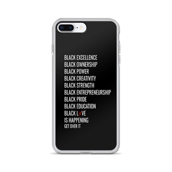 All Black Everything iPhone Case