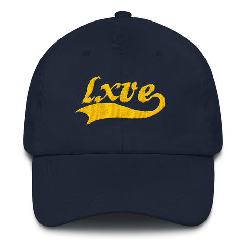LxVE Vintage Logo Hat (Navy/Gold)
